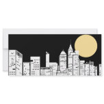 New York Skyline Silhouette Rack Card