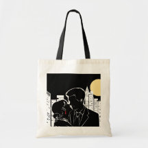New York Skyline Silhouette Tote Bag