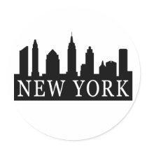 New York Skyline Stickers