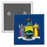 New York State Flag Buttons