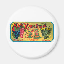 New York State Grapes Magnets