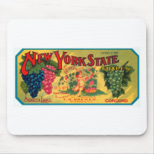 New York State Grapes Mouse Pad