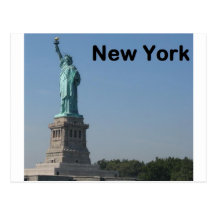 NEW YORK State of Liberty Postcard