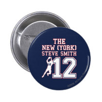 New York Steve Smith boutons publicitaires