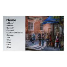 New York - Store - Greenwich Village - Jefferey's Business Card