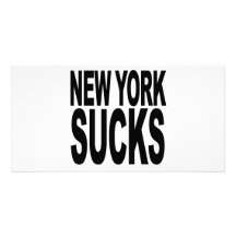 New York Sucks Photo Greeting Card