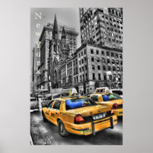 New York Taxi Posters