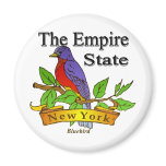 New York The Empire State Bird Magnets