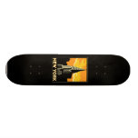 new york united states usa vintage retro travel skateboard