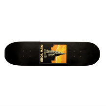 new york united states usa vintage retro travel skateboard