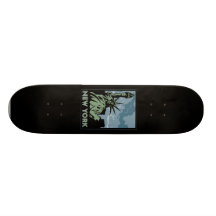 new york united states usa vintage retro travel skateboard decks