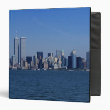 New York, USA. Skyline of downtown Manhattan 3 Ring Binders