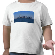 New York, USA. Skyline of downtown Manhattan Tee Shirt