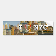 New York Waterfront Bumper Stickers
