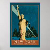New York Wonder City of the World Poster