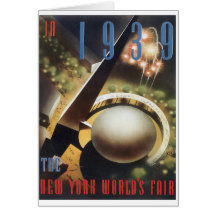 New York World's Fair 1939 Greeting Cards