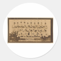 New York Yankees 1913 Round Stickers