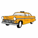 New York Yellow Cab Keychain photo sculptures