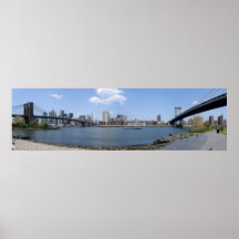 NEW YORK'S BROOKLYN BRIDGE VIEW PRINT