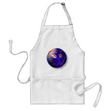 New Zealand All whites kiwi flag Ball Apron