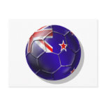 New Zealand All whites kiwi flag Ball postcards