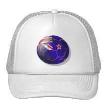New Zealand All whites kiwi flag Ball Trucker Hat