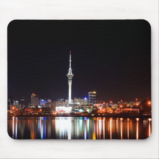 New Zealand: Auckland at Night Mouse Pads