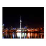 New Zealand: Auckland at Night Postcard