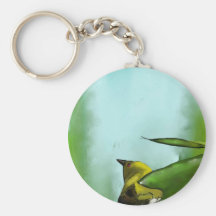 New Zealand Bellbird Key Chain