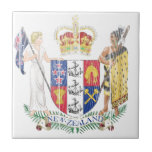 New Zealand Coat Of Arms Ceramic Tiles