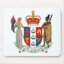 New Zealand Coat of Arms Mousepad