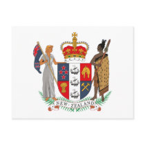 New Zealand Coat of Arms Postcard