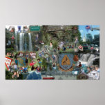 New Zealand Collage Posters