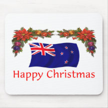 New Zealand Happy Christmas Mouse Pad