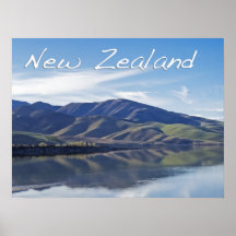 New Zealand Lakes Poster