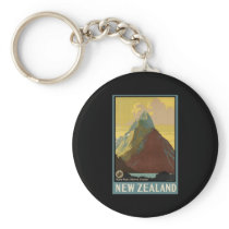 New Zealand Mitre Peak Milford Sound keychains