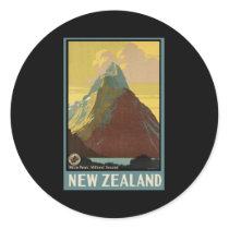 New Zealand Mitre Peak Milford Sound stickers