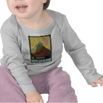 New Zealand Mitre Peak Milford Sound t-shirts