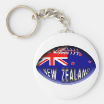 New Zealand Rugby Ball Key Chains