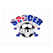 New Zealand Soccer Celebration Post Cards
