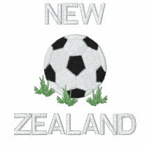 New Zealand Soccer Embroidered Long sleeve t-shirt