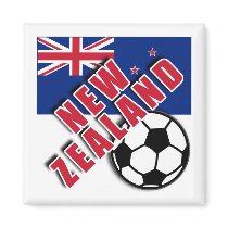 NEW ZEALAND World Soccer Fan Tshirts Magnets