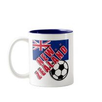 NEW ZEALAND World Soccer Fan Tshirts Mug