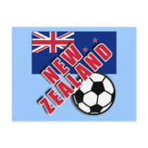 NEW ZEALAND World Soccer Fan Tshirts Post Cards