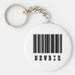 newbie barcode design keychain
