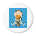 Newborn baby fridge magnets