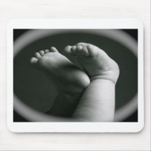 newborn feet mouse pads