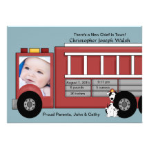 Newborn Hero - Photo Birth Announcement