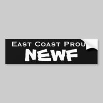 NEWF Bumper Sticker bumper stickers