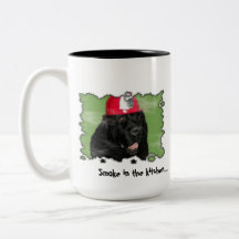 Newfoundland dog Fire mug